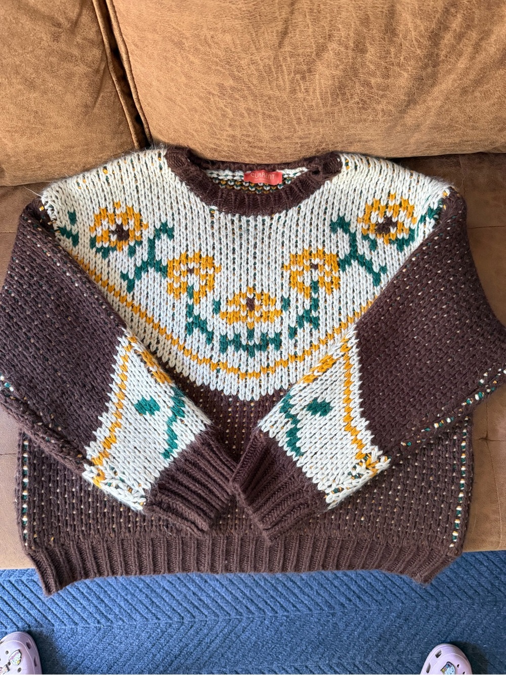 Country horse girl oversized sweater